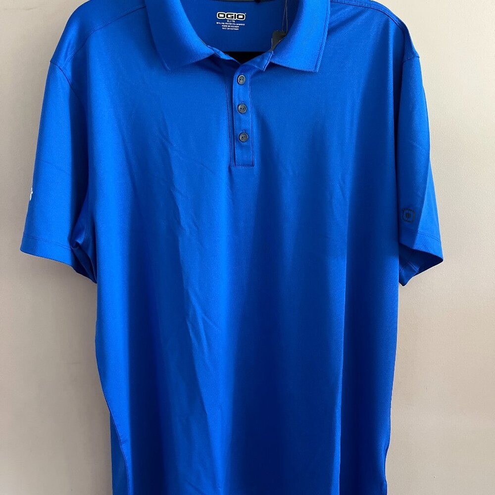 OGIO Golf Polo Seagram's Escape Men's Size XL Royal Blue New with Tags